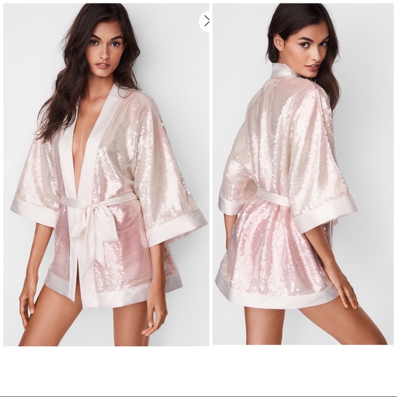 robe kimono sequin